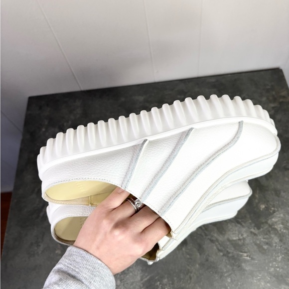 4CCCCEES waffo mules free people size EU 40 leather white new US 9.5 - Picture 8 of 9